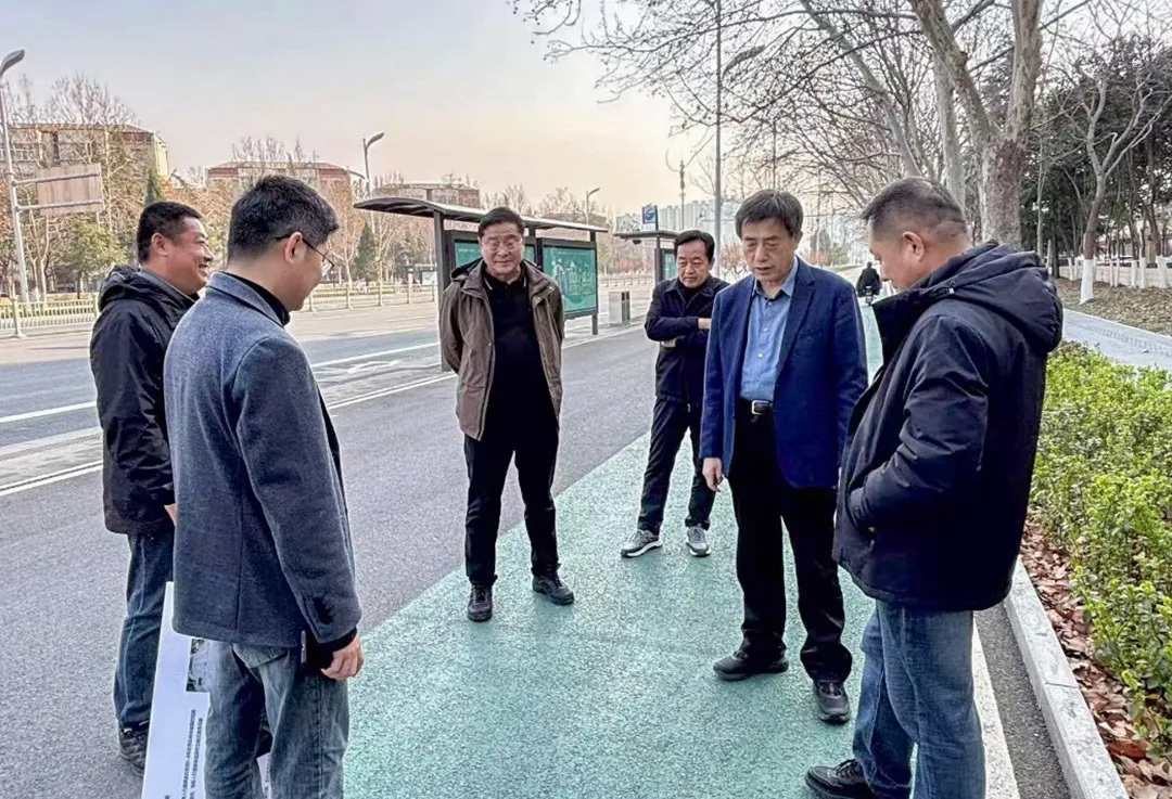 濱州市高鐵片區(qū)建設(shè)指揮部領(lǐng)導(dǎo)考察市政基礎(chǔ)建設(shè)情況